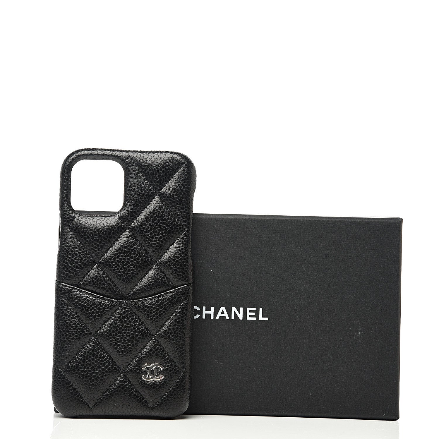 Chanel Caviar Quilted iPhone XI Pro Case Black 6 of 6
