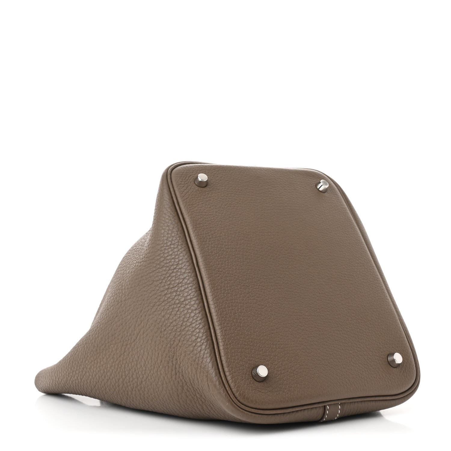 Hermes Taurillon Clemence Picotin Lock 22 MM Etoupe 4 of 12