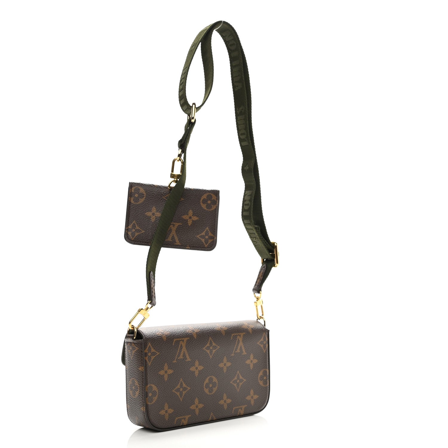 Louis Vuitton Monogram Felicie Strap & Go Kaki 4 of 21