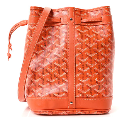 Goyard Goyardine Petit Flot Bucket Bag PM Orange 1 of 9