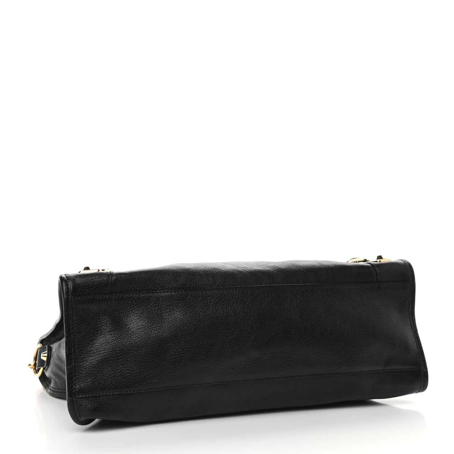 Chevre Gold Metallic Edge Hardware City Black