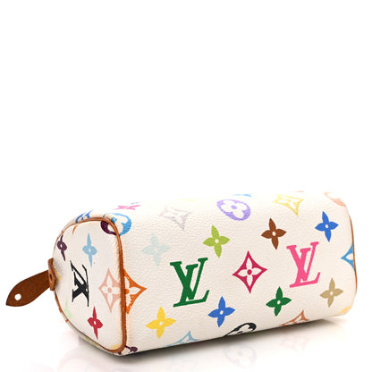 Louis Vuitton Monogram Multicolor Mini Sac HL Speedy White 4 of 10
