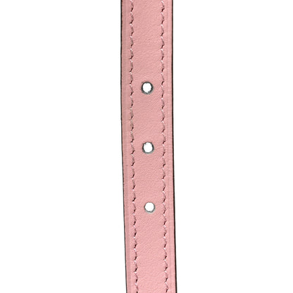Hermes Epsom Swift 13mm Belt Strap 80 Rose Sakura Etoupe 5 of 6