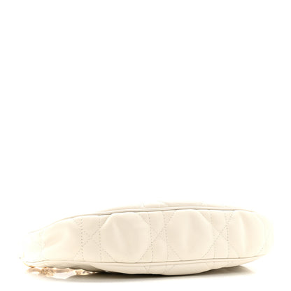 Christian Dior Lambskin Cannage CD Lounge Bag Latte 4 of 12