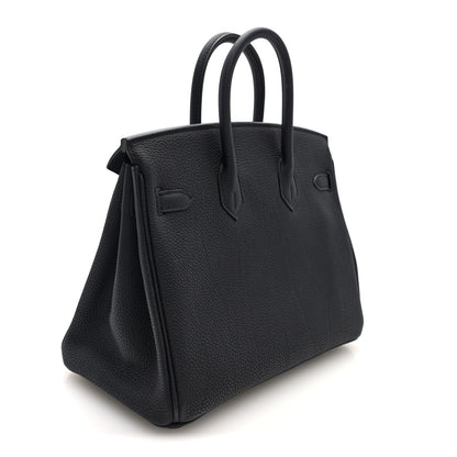 Hermes Togo Birkin 25 Black 3 of 11