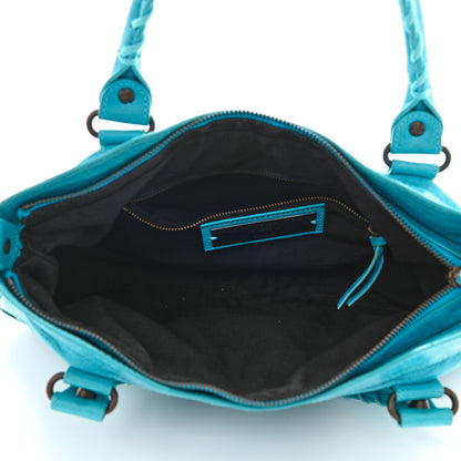 Balenciaga Agneau Classic Hardware First Bleu Paon 6 of 9