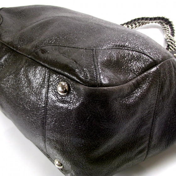 Prada Cervo Lux Chain Shoulder Bag Ebano 5 of 12