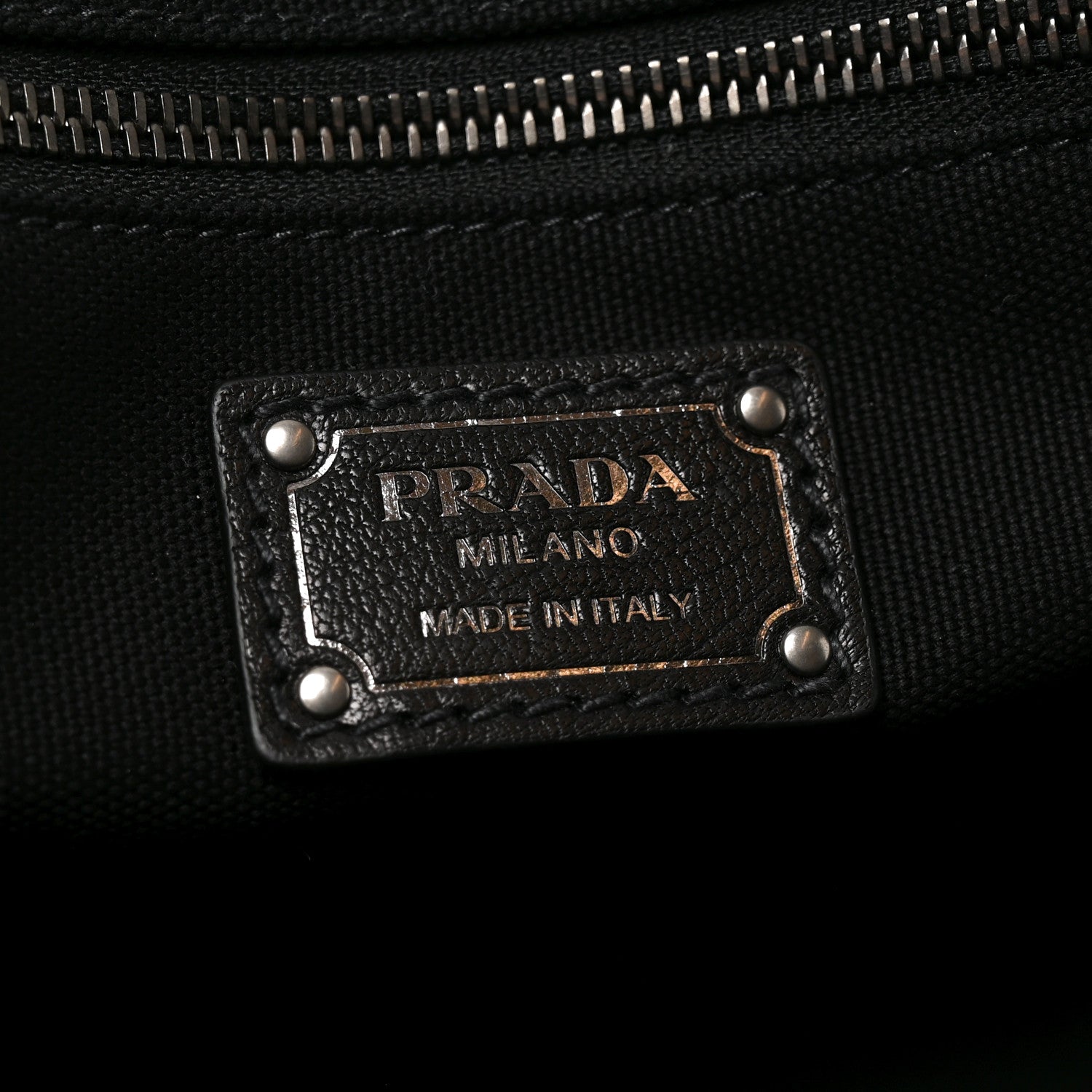 Prada Buffalo Medium Route Tote Bag Black 6 of 9