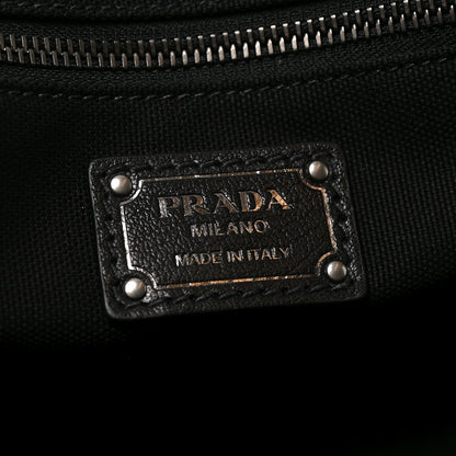 Prada Buffalo Medium Route Tote Bag Black 6 of 9