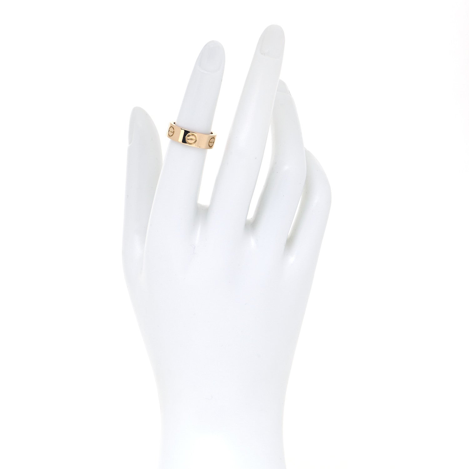Cartier 18K Yellow Gold 5.5mm LOVE Ring 49 4.75 3 of 10