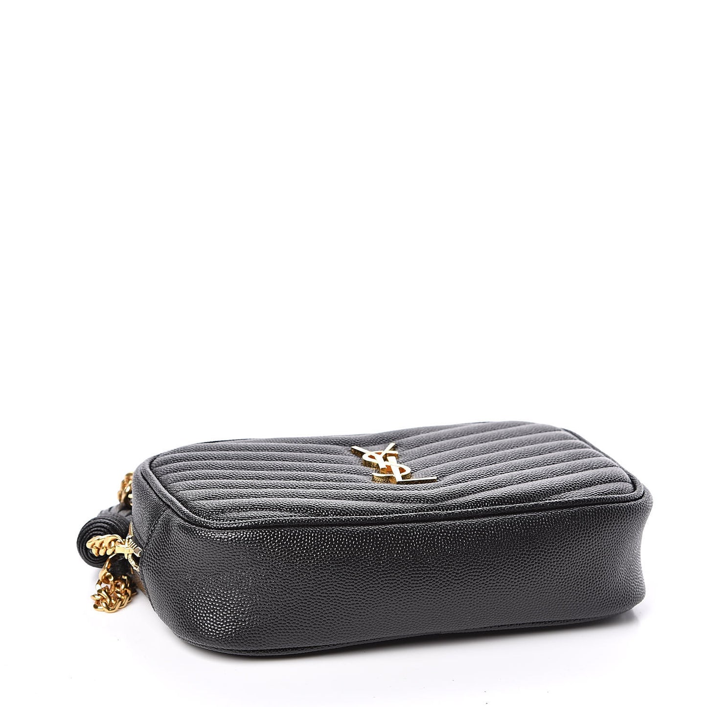 Grain De Poudre Matelasse Monogram Mini Lou Camera Bag Black