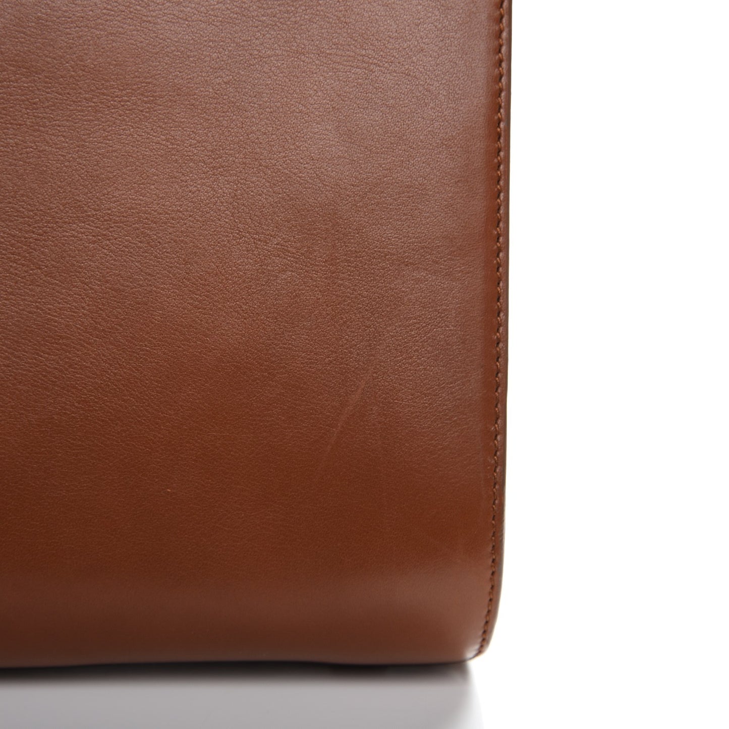 Calfskin Large Sac De Jour Carryall Cognac