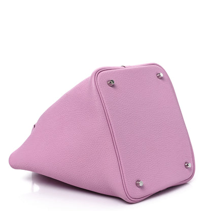 Hermes Taurillon Clemence Picotin Lock 22 MM Mauve Sylvestre 4 of 9