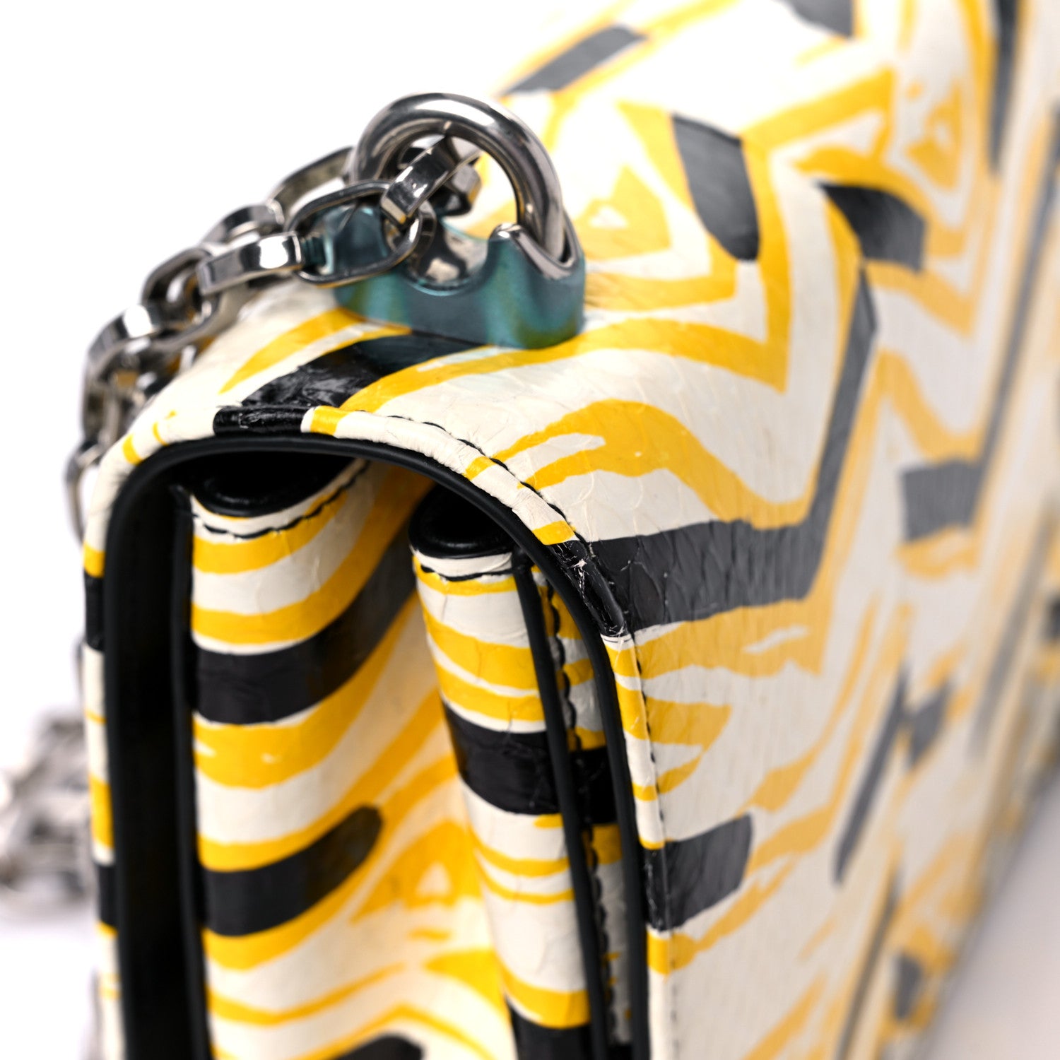 Dolce & Gabbana Printed Elaphe DG Girls Shoulder Bag White Multicolor 13 of 14