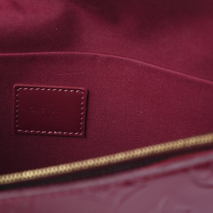 Louis Vuitton Vernis Felicie Chain Wallet Magenta 8 of 10