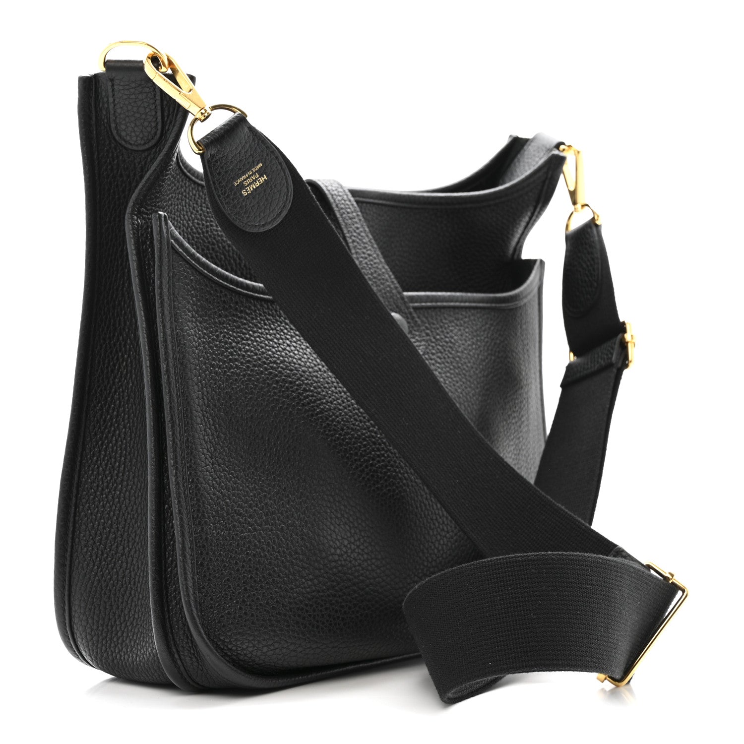 Hermes Taurillon Clemence Evelyne III PM Black 3 of 13