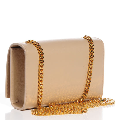 Saint Laurent Grain De Poudre Small Classic Monogram Satchel Powder 3 of 7