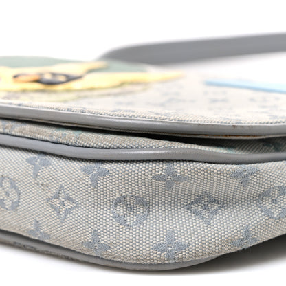 Louis Vuitton Mini Monogram Patchwork Conte De Fees Musette Grey 9 of 10