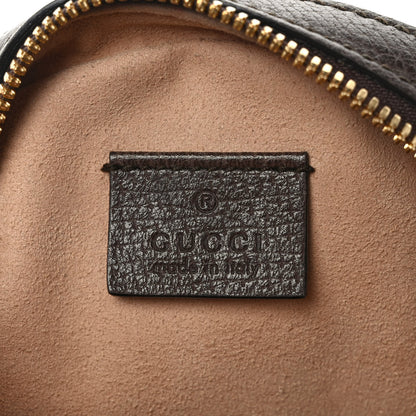 Gucci GG Supreme Monogram Web Mini Ophidia Round Shoulder Bag Brown 6 of 9