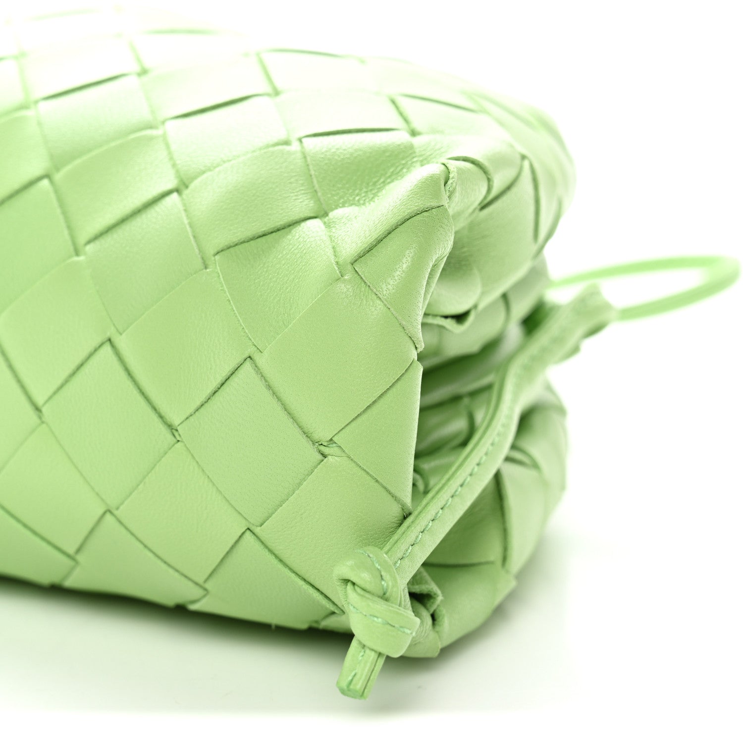 Bottega Veneta Nappa Intrecciato The Mini Pouch Pistachio 1877196