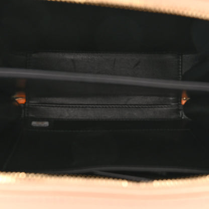 Chanel Caviar Quilted Small CC Filigree Vanity Case Beige Black 5 of 10
