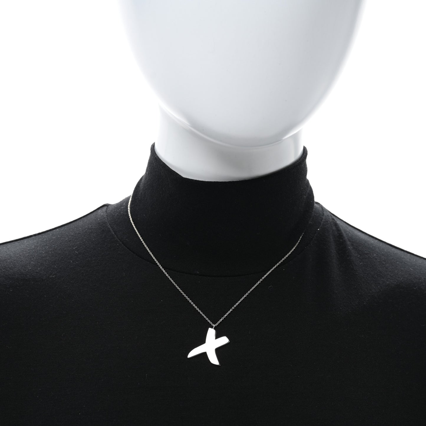 Sterling Silver Paloma Picasso Graffiti X Pendant Necklace