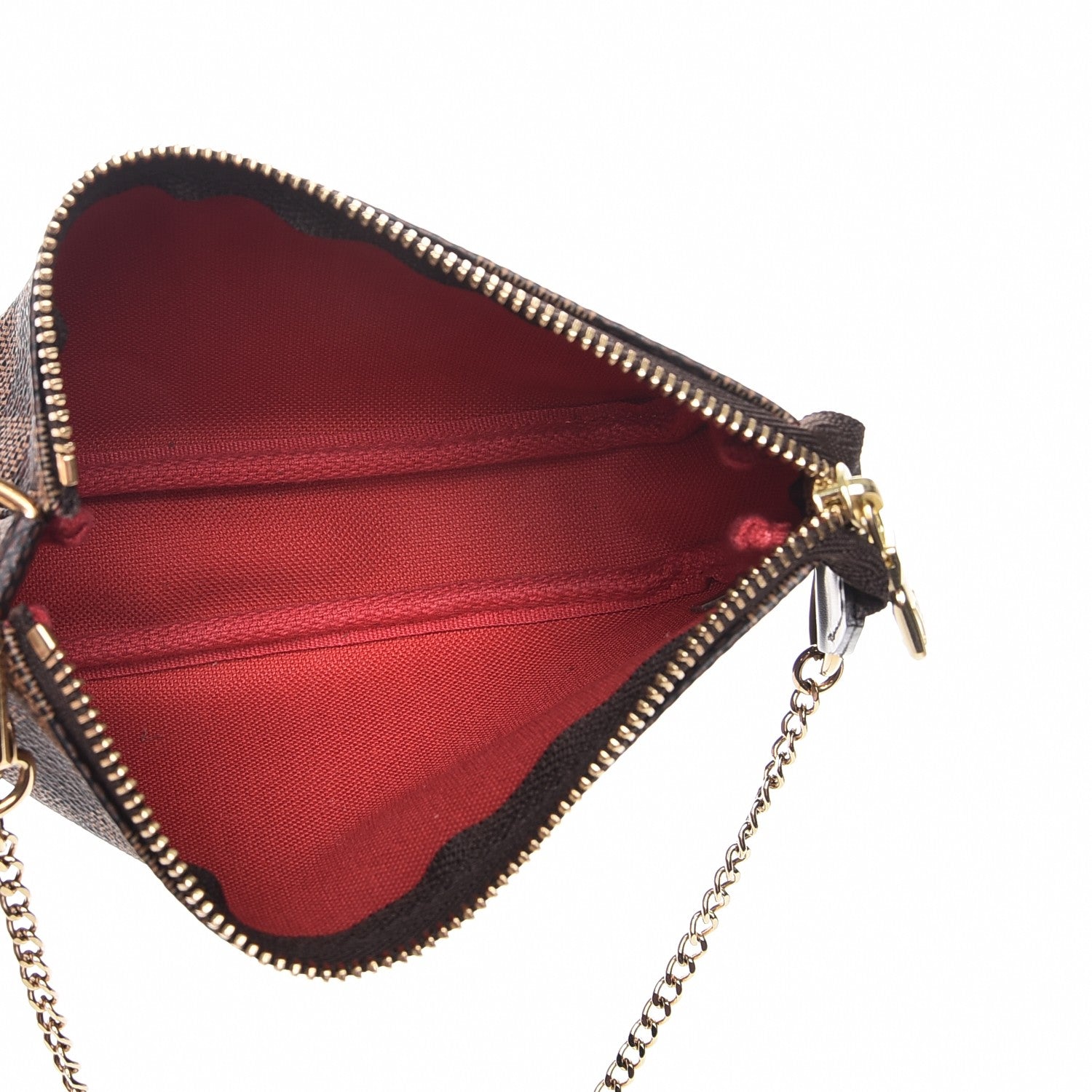 Louis Vuitton Damier Ebene Mini Pochette Accessories 5 of 7