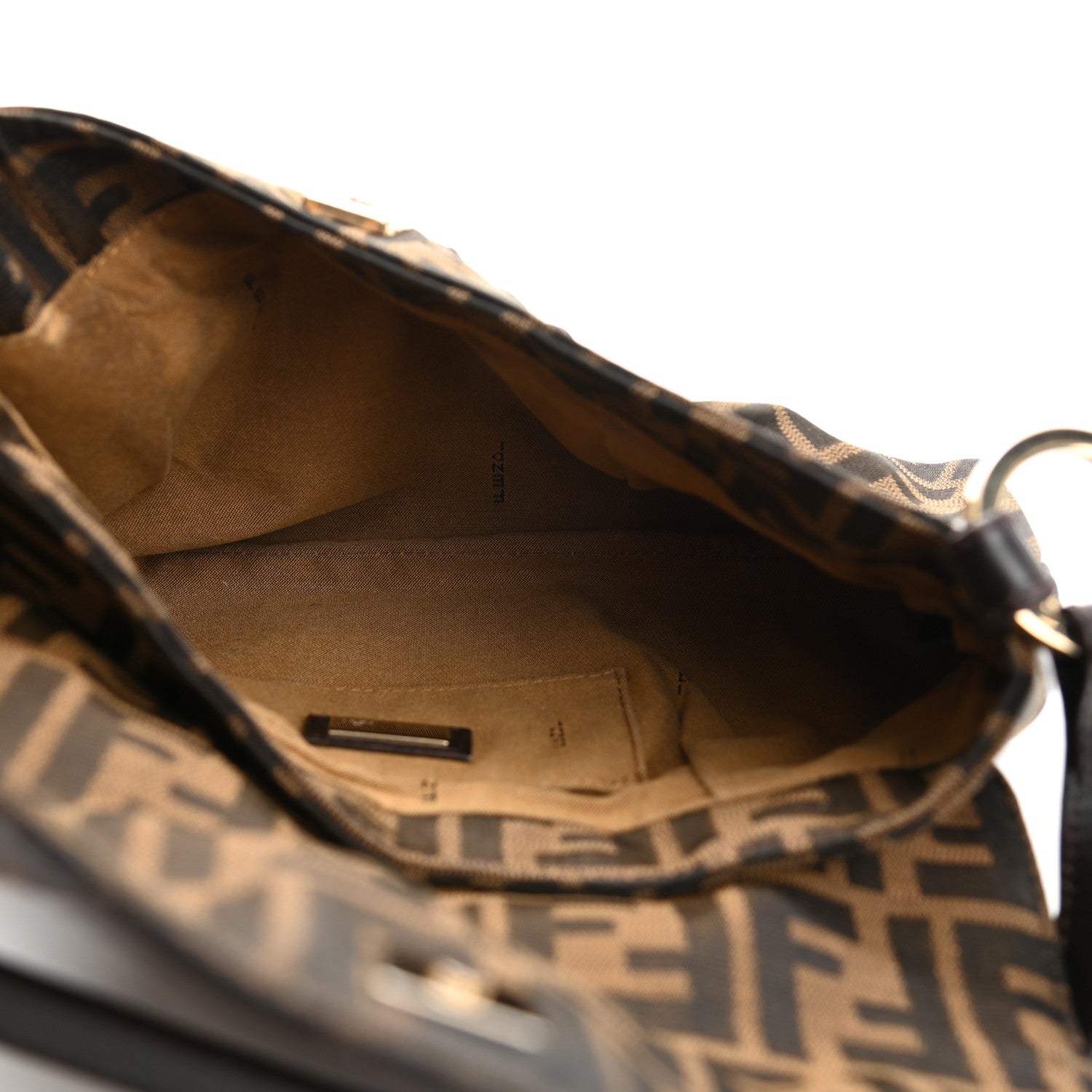 Fendi Zucca Small Chef Shoulder Bag Tobacco 5 of 10