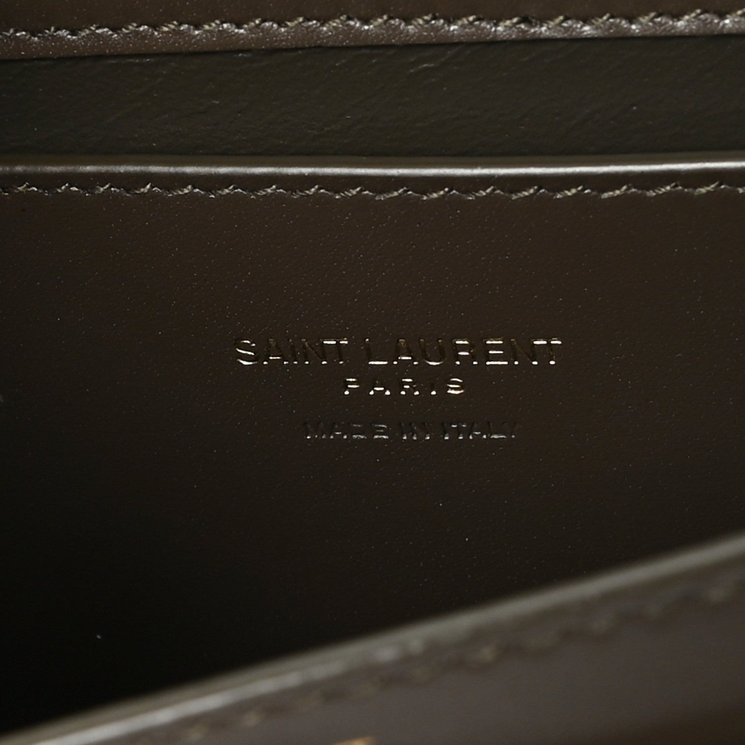Saint Laurent Box Calfskin Mini Voltaire Shoulder Bag Deep Musk 6 of 10
