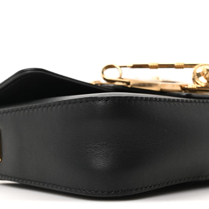 Fendi X VERSACE Vitello Seta Fendace Mini Brooch Baguette Black 8 of 9