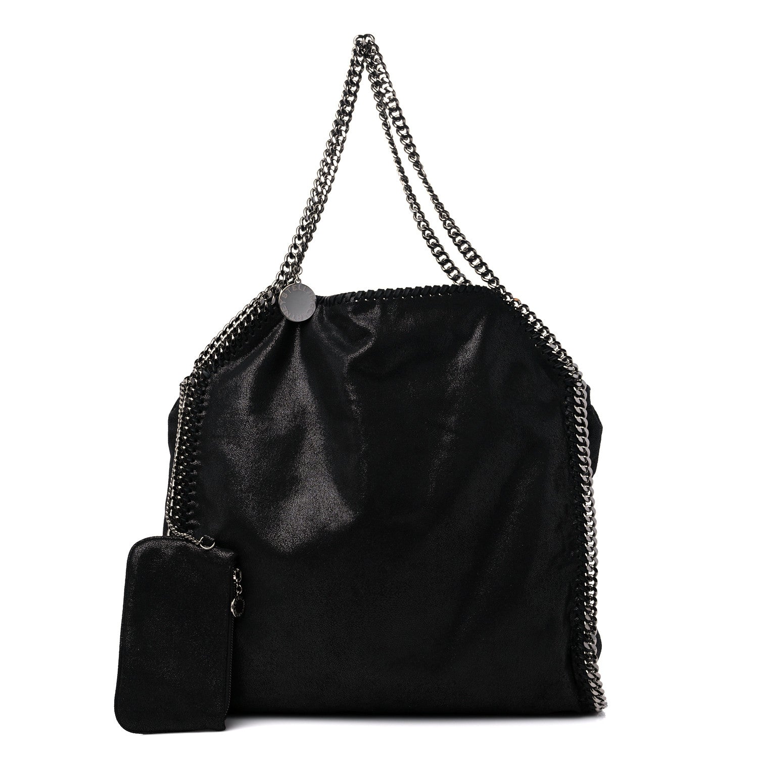 Stella McCartney Shaggy Deer Big Falabella Tote Black 1 of 11