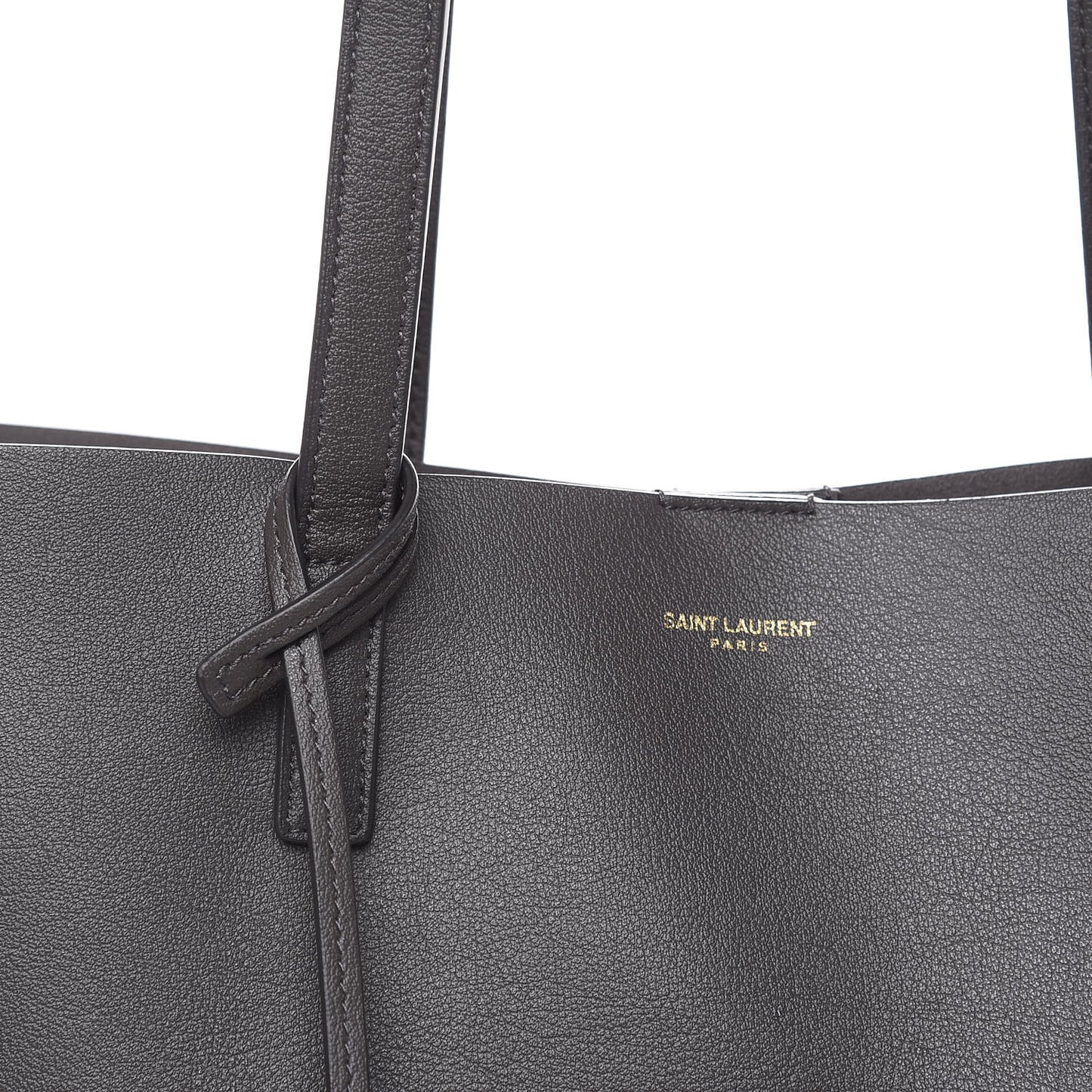 Calfskin Large Shopping Tote Coal