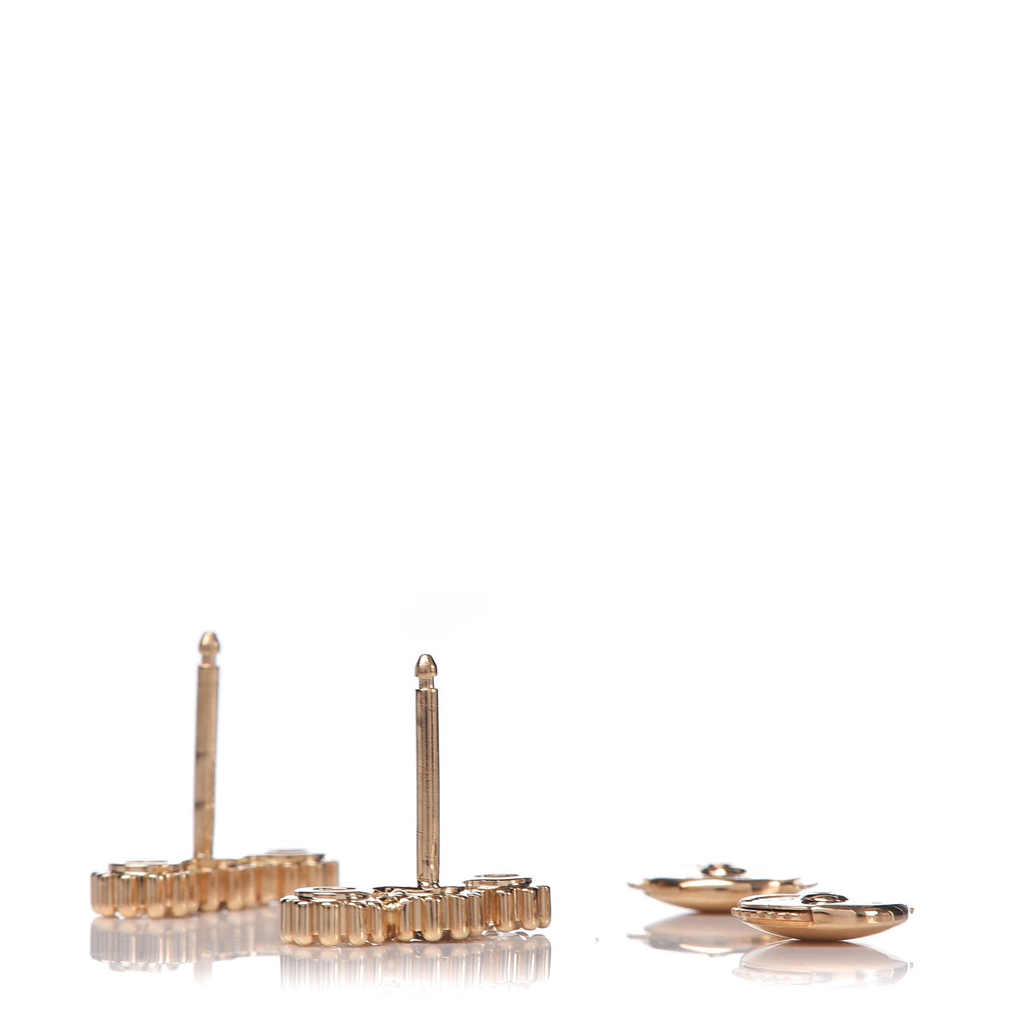 18K Yellow Gold Diamond Mimirose Earrings