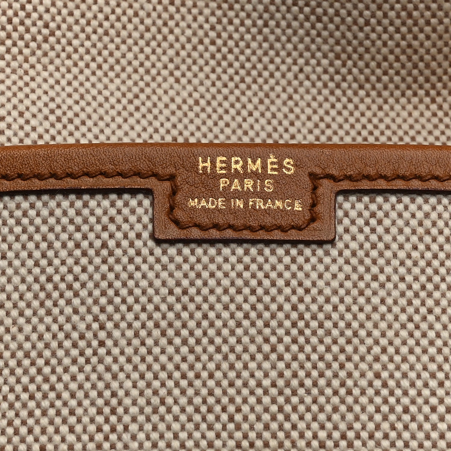 Hermes Peau Porc Toile Jige PM Clutch 6 of 9