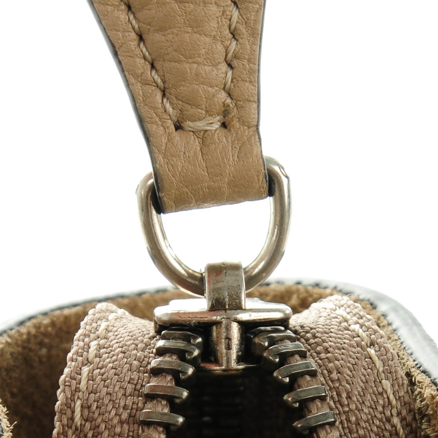 Drummed Calfskin Nano Luggage Dune
