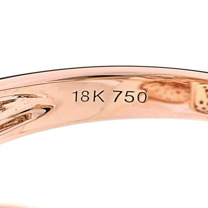 Parker & West by FASHIONPHILE 18K Rose Gold Diamond Rainbow Sapphire Floral Cocktail Ring 54 6.75 9 of 10