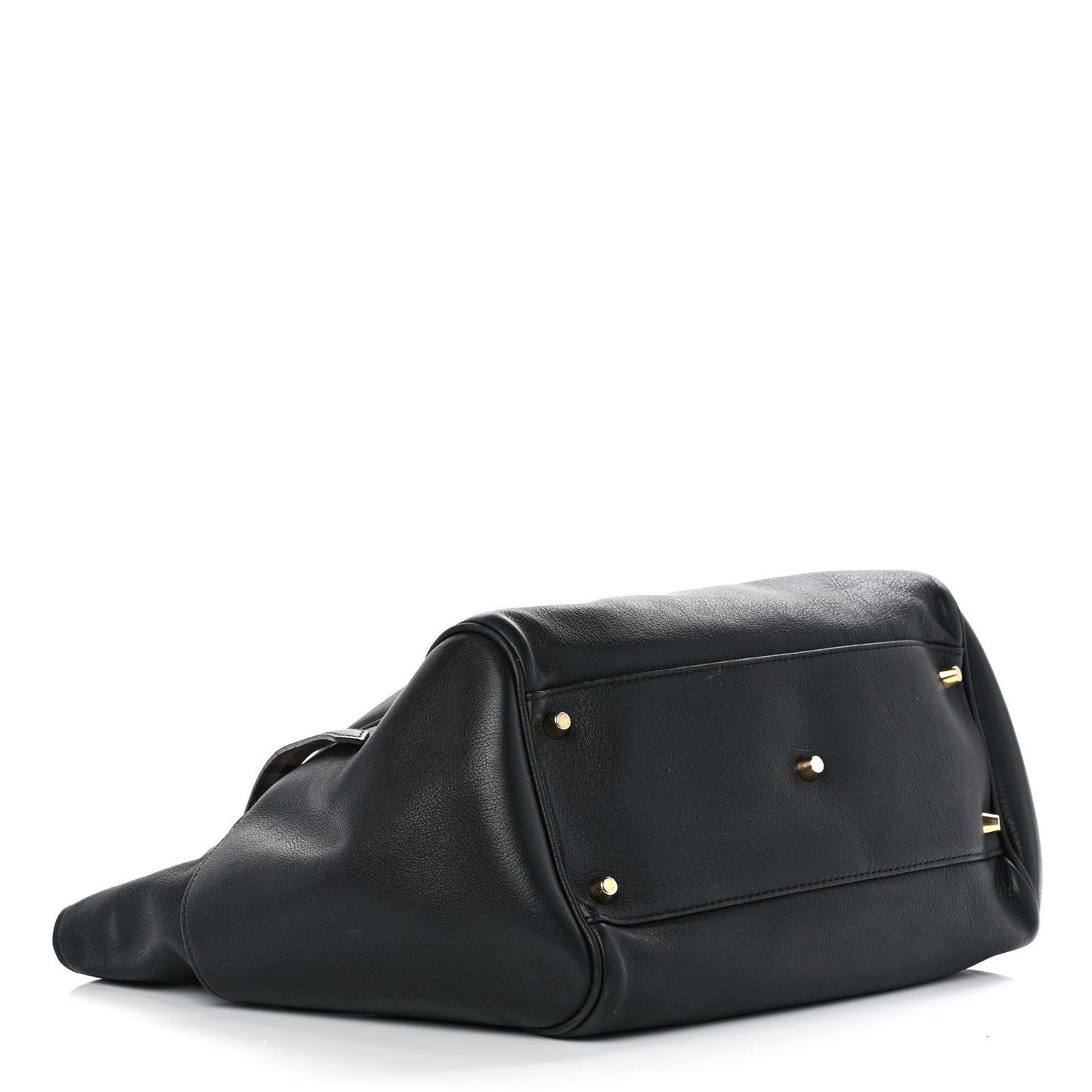 Lambskin Small Canterbury Tote Black