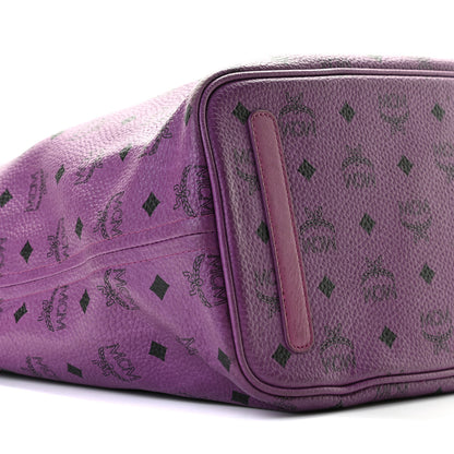MCM Visetos Medium Project Reversible Shopper Tote Purple 8 of 10