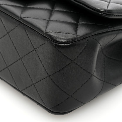 Chanel Lambskin Quilted Mini Top Handle Rectangular Flap Black 10 of 10