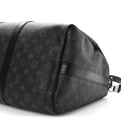 Louis Vuitton Monogram Eclipse Keepall Bandouliere 45 9 of 9