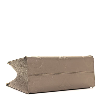 Louis Vuitton Empreinte Monogram Giant Onthego MM Tourterelle 4 of 12