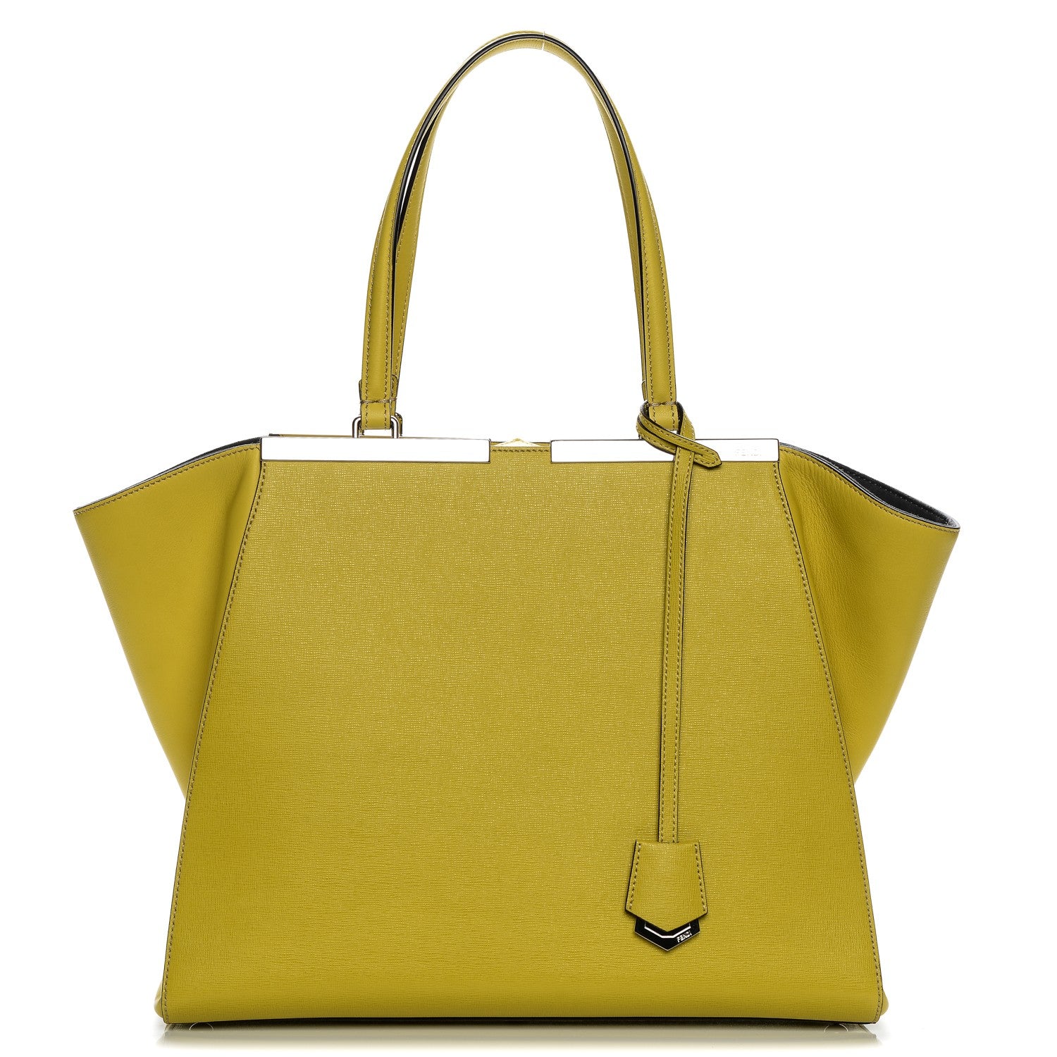 Fendi Vitello Elite Flamingo Large 3Jours Tote Cedro 1 of 7