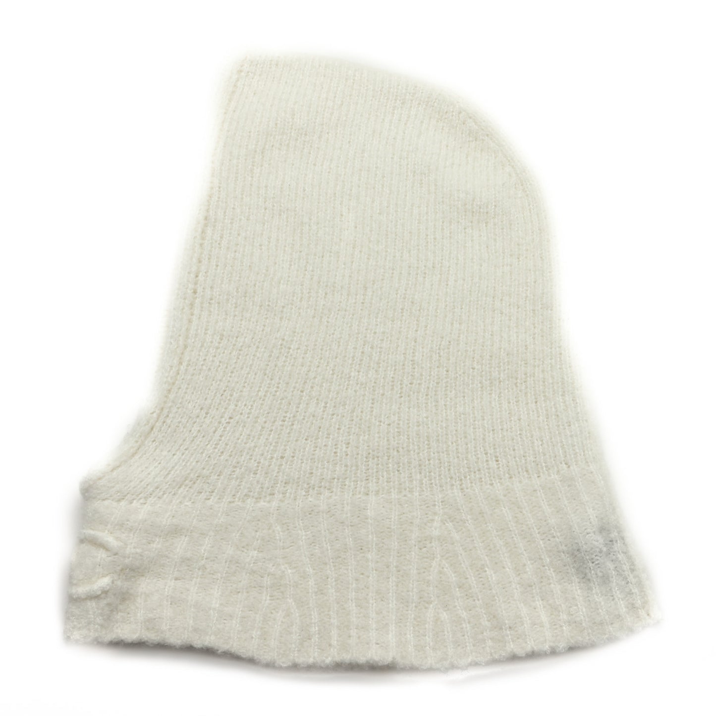 Cashmere Silk Balaclava White