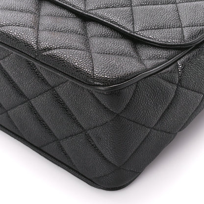 Chanel Caviar Quilted XL Jumbo Single Flap Black 10 of 10