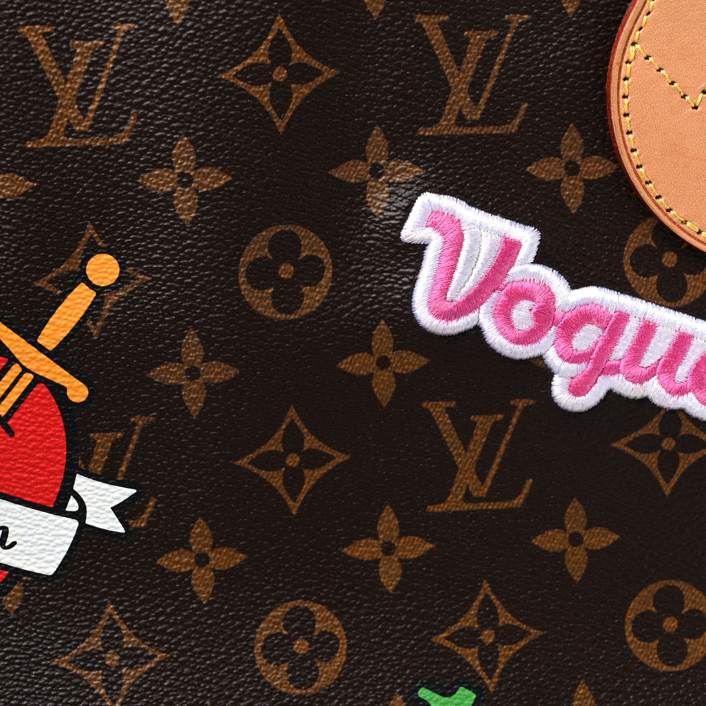 Monogram Travel Stickers Neverfull MM