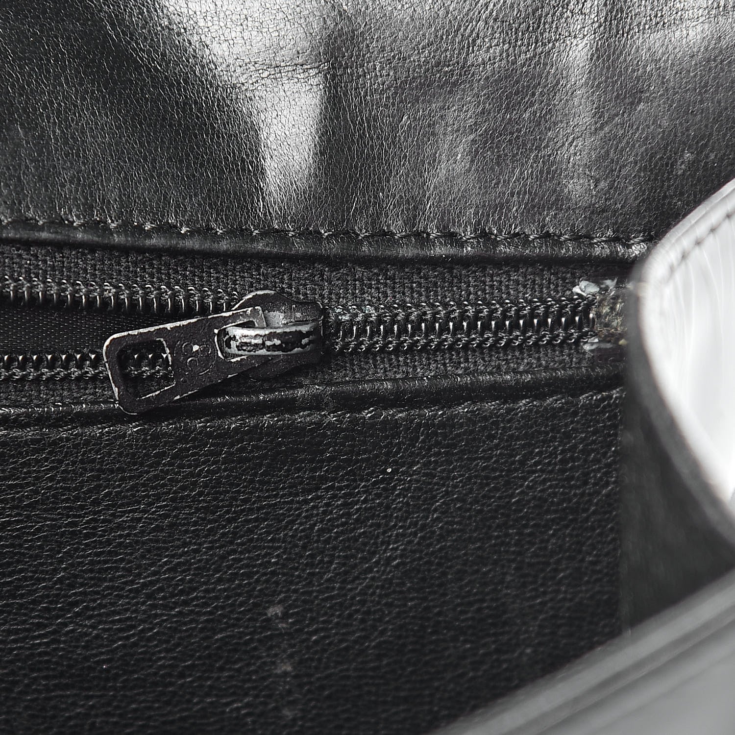 Chanel Patent Envelope CC Clutch Black 17 of 17