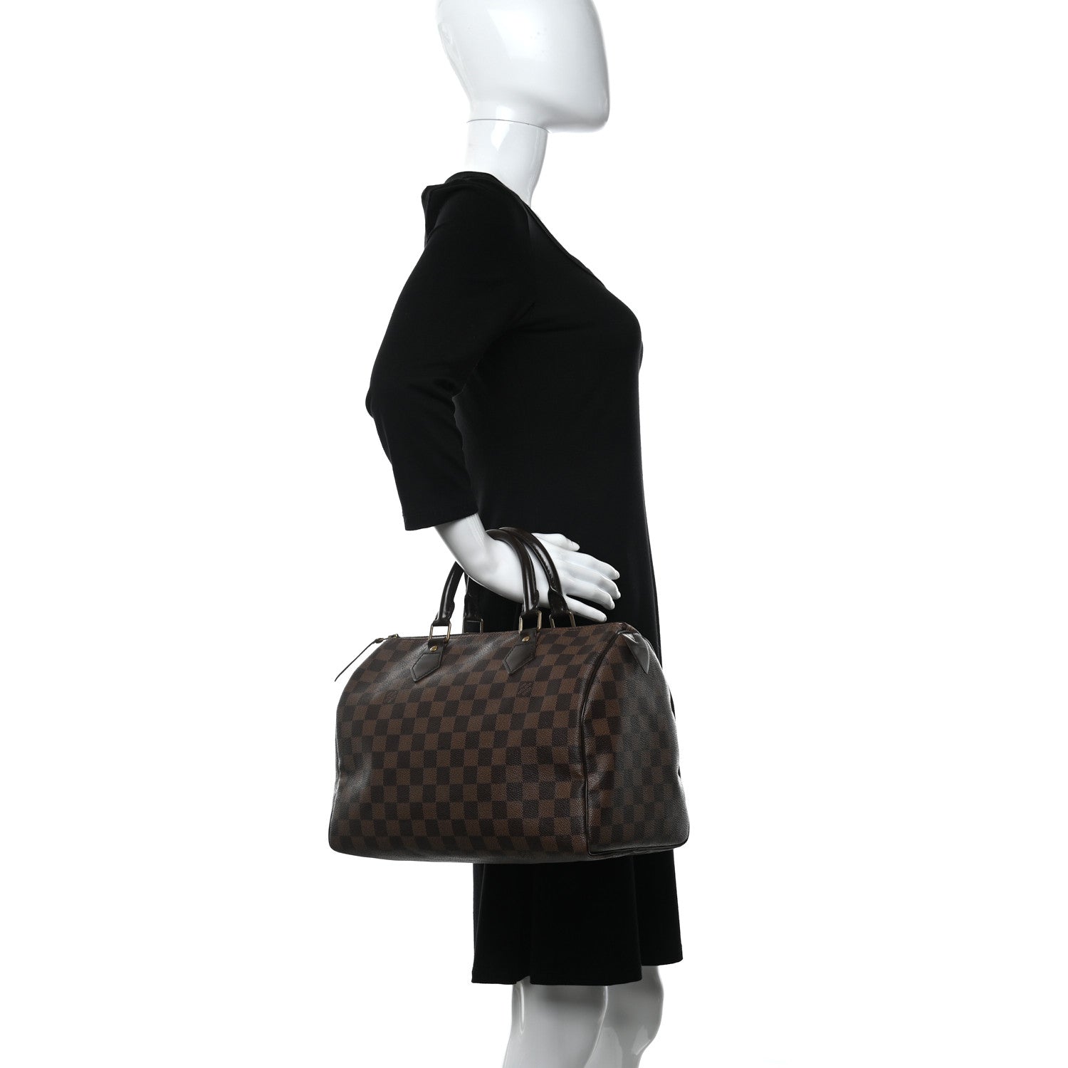 Louis Vuitton Damier Ebene Speedy 30 2 of 11