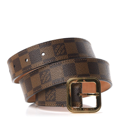 Louis Vuitton Damier Ebene Tresor Belt 80 32 1 of 9