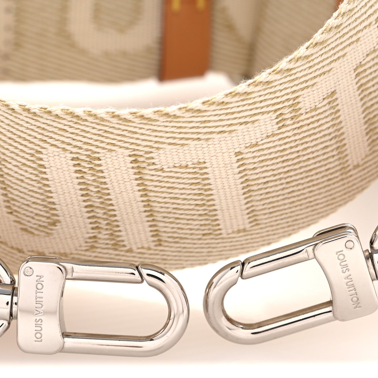 Louis Vuitton Monogram Utility Crossbody Bandouliere Shoulder Strap Beige 3 of 6