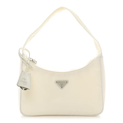 Prada Tessuto Nylon Mini Re-Edition 2000 Bag White 1 of 10